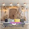 1Pcs Rustic Winter Wonderland Decoration Background Winter Backdrop Decorations For Photo Studio Photo Booth Christams Party