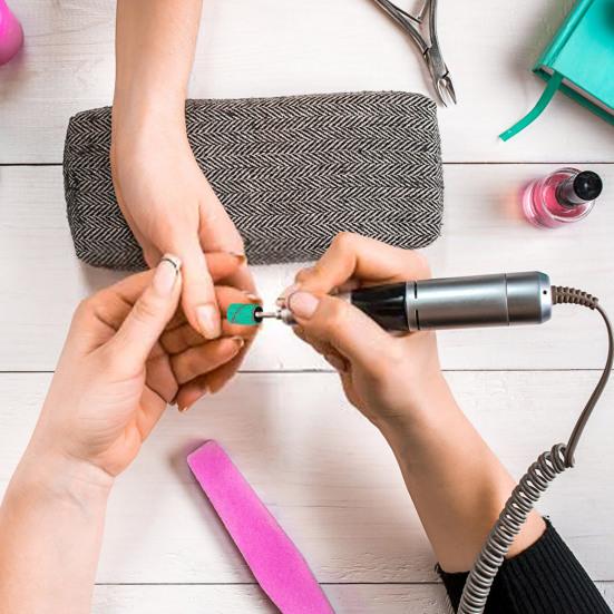 1 Box Professional Nail Grinding Rings Thickened Portable Easy Carry Widely Use Nail Drill Bits Manicure Tool