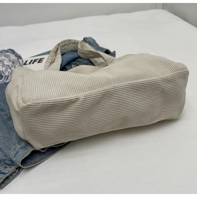 Japanese Style Large-Capacity Canvas Crossbody Bag - Casual Tote & Commuter Shoulder Handbag