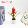 Künstliche Hyacinthus Orientalis L Blume Pflanze mit Samt-Finish für Heimdeko und Foto-Requisiten