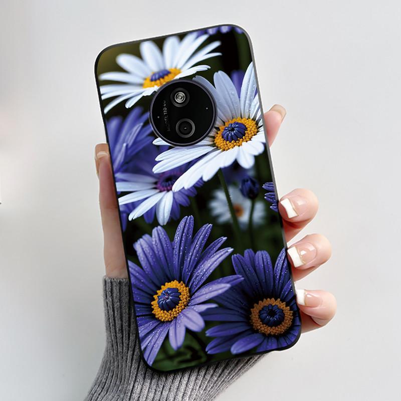 Casing For Nokia 125 110 4G 2024 HMD 110 Case Aesthetic Luxury Cute Cool Boys Girls Soft Silicone Black Matte Phone Cover Shell