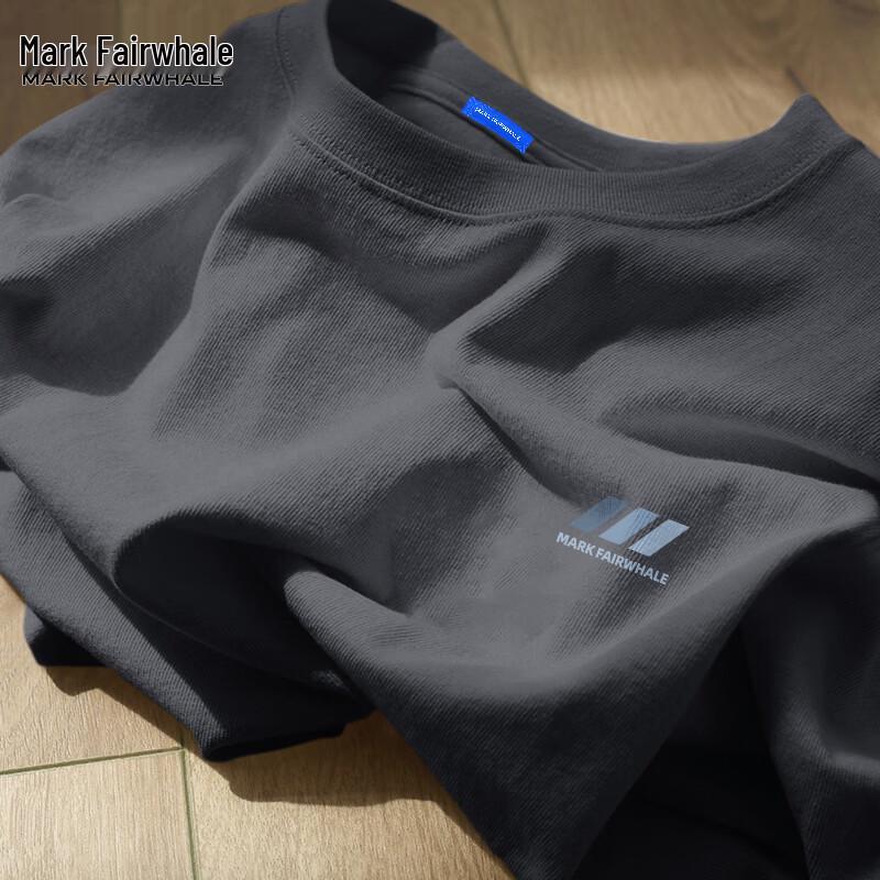Mark Fairwhale Men's Basic Crew Neck Cotton T-Shirt