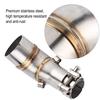 Motorcycle Slip On Exhaust Middle Link Pipe Adapter Connector for Yamaha R25 R3 20132016