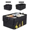 Car Trunk Organizer Foldable 3-Compartment Storage Box for Vehicle Rear Cargo Space Organizing Accessories Stowing Tidying