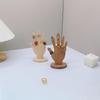 Wooden Hand Form Bracelet Bangle Display Stand Mannequin Palm Shaped Ring Storage Holder Desktop Jewelry Organizers