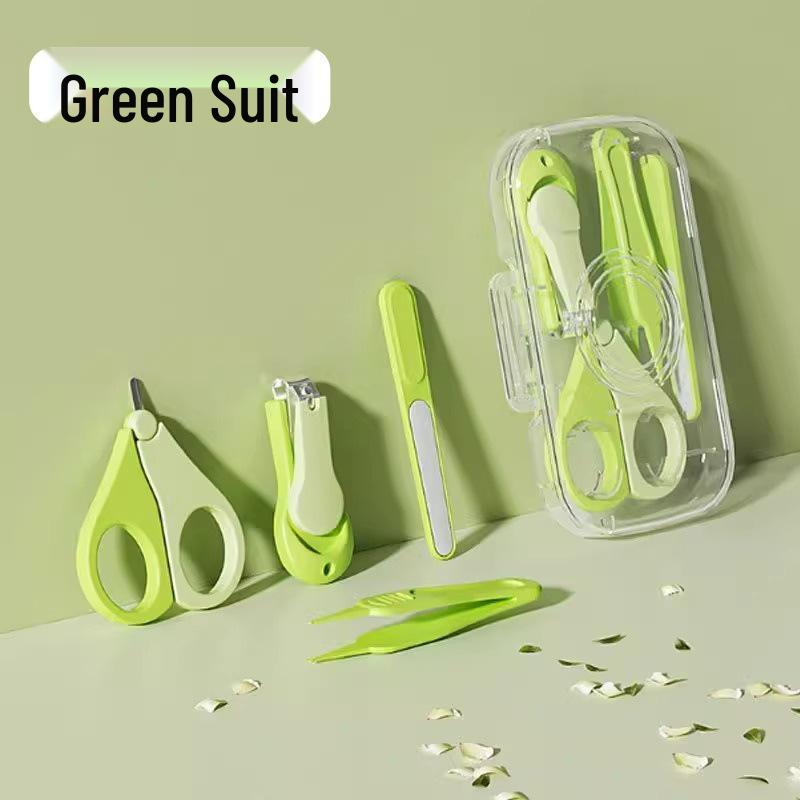 Safe Anti-Pinch Newborn Baby Nail Clippers Set
