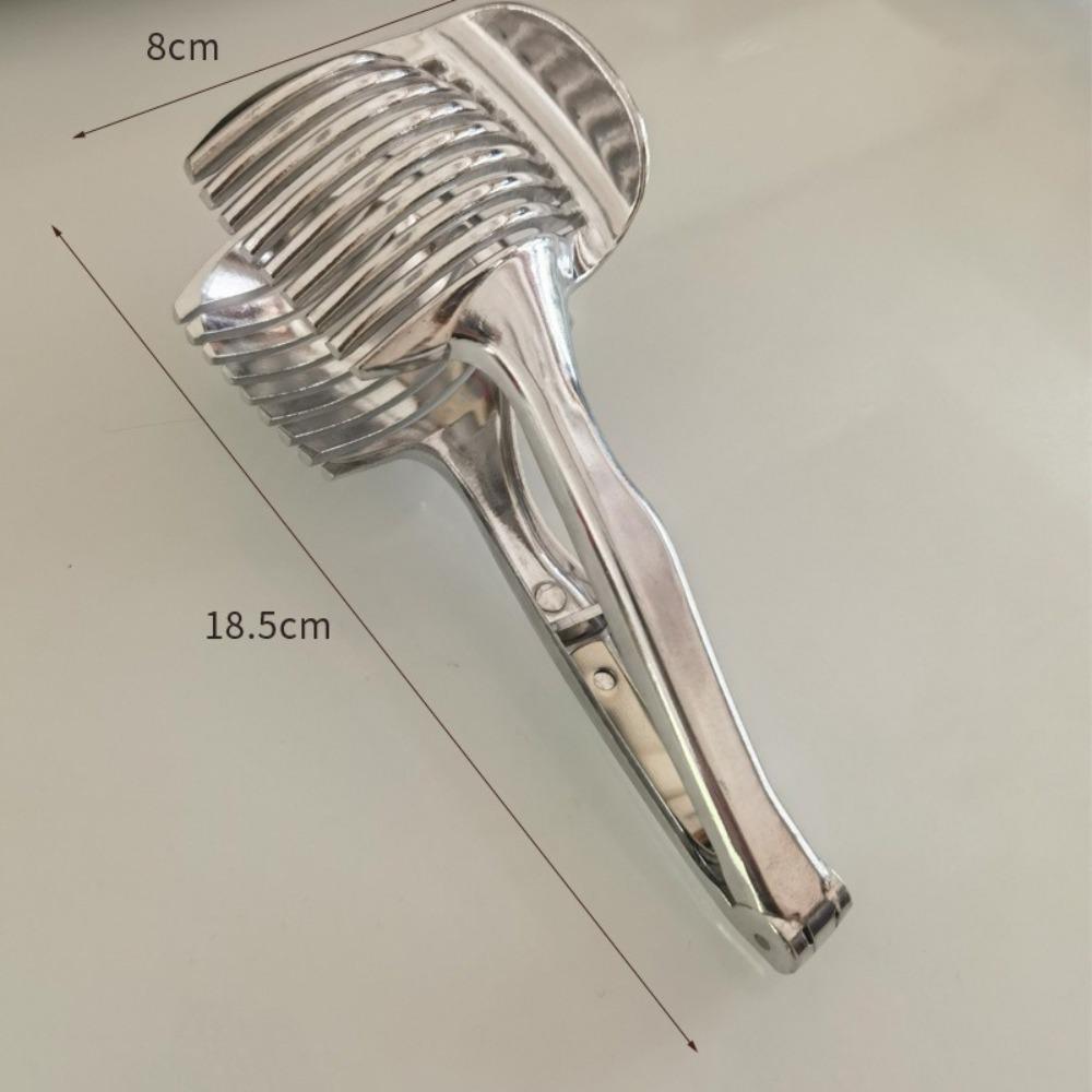 Aluminum Alloy Lemon Slicer Handheld Orange Tomato Cutting Clip Fruit Vegetable Slicer Onion Slicer Kitchen Cutter Tool Gadgets