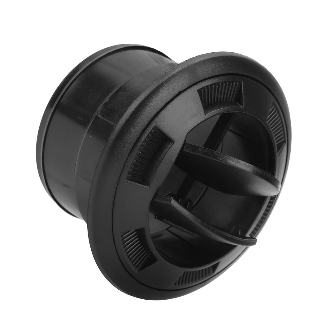 75mm Dashboard Air Conditioning Deflector Outlet Black Round Vent Universal for Bus RV