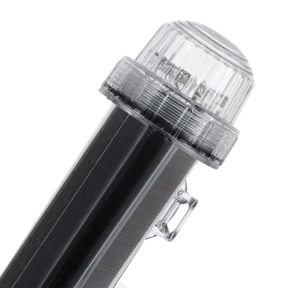 Boat Light Solar Powered Signal Light Marine Navigation Light Net Mark/Position Flashing Marine