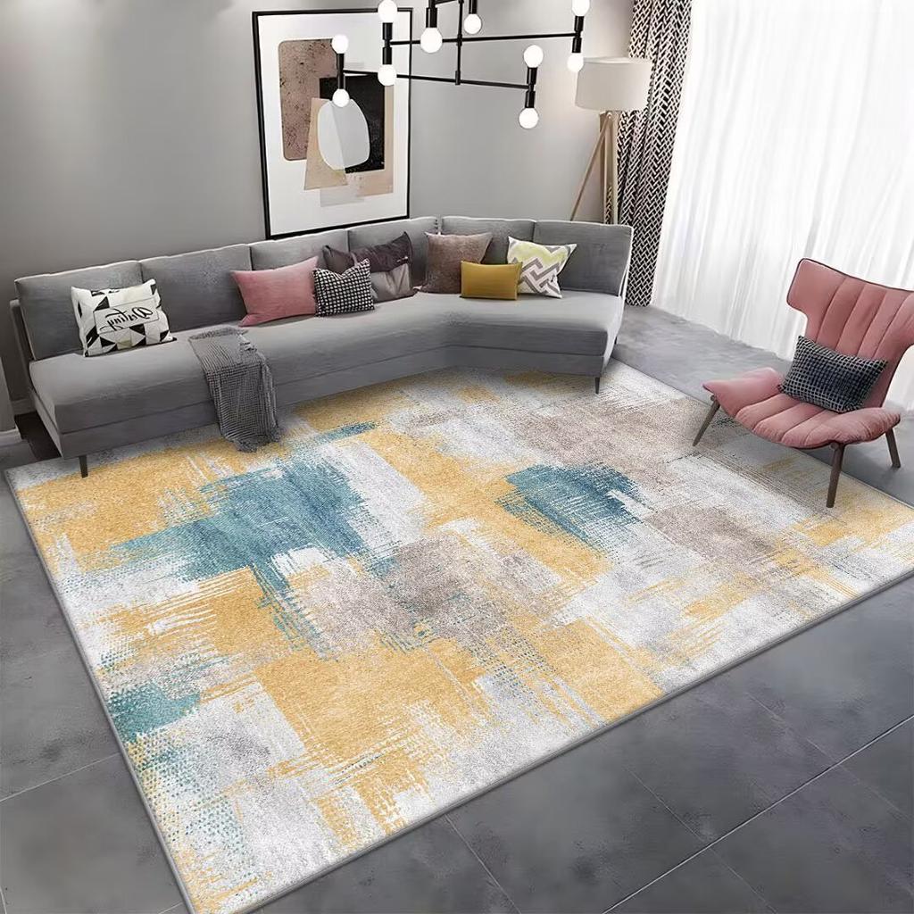 Ink Flow Abstract Carpet Living Room Decoration Home Washable Ink-Dyed Large Rugs 200x300 Coffee Tables Non-slip Soft Floor Mat