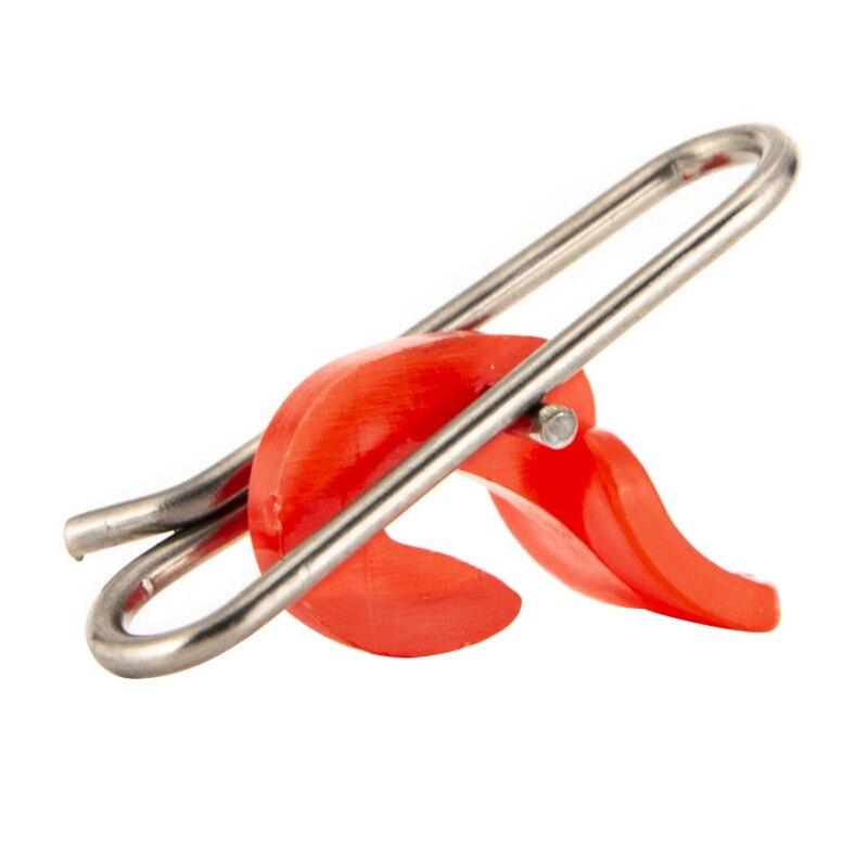 10 шт. Держатель для рыболовного крючка, приманки, аксессуары для удочки, фиксатор приманки красный