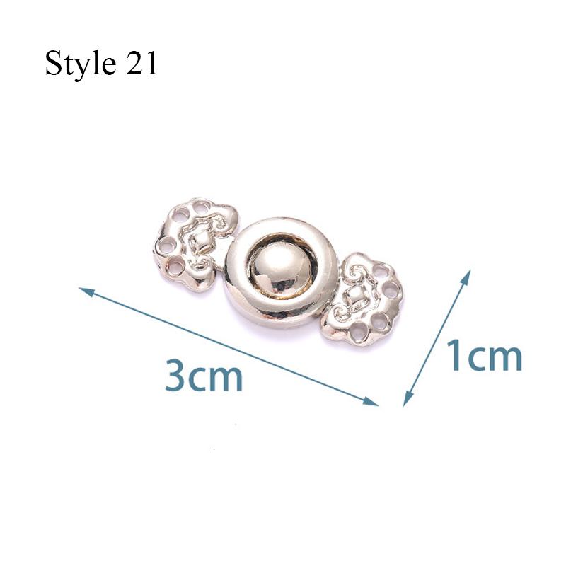 Trousers Waist Button Fixed Tightening Artifact Metal Buckle Skirt Adjustment Button Dress Waist Change Button DIY Classical