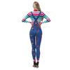 New Halloween Costume Jumpsuit Digital Printing Stage Performance Costume Jumpsuit