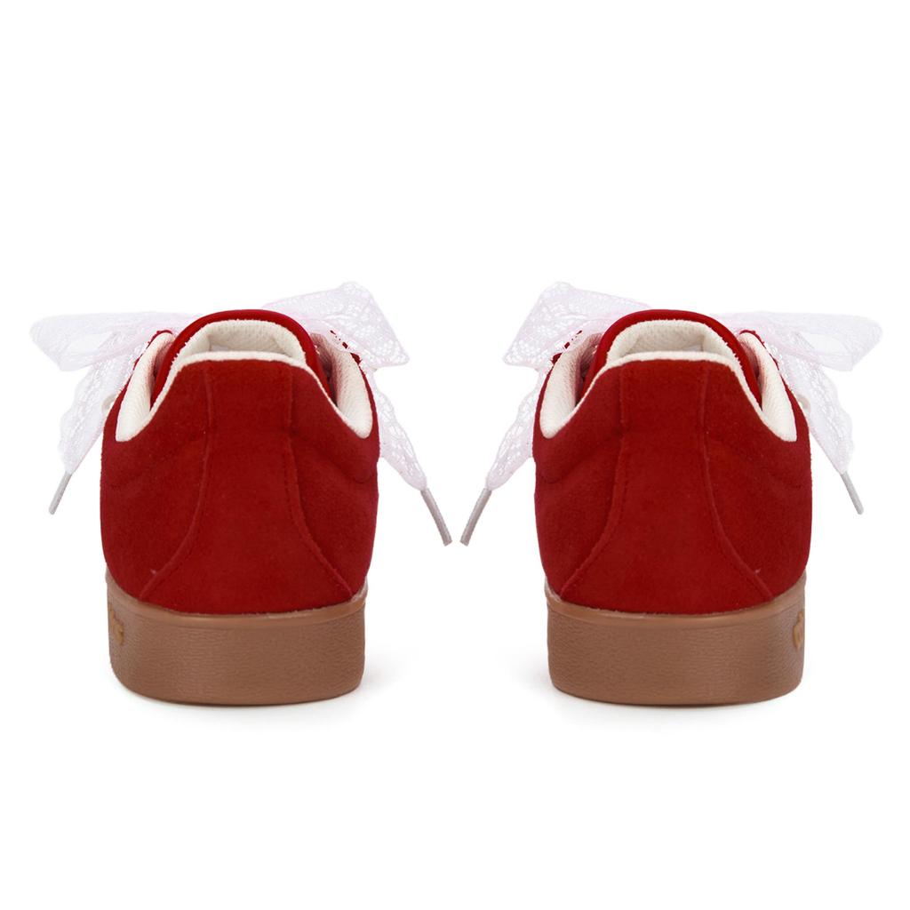 Adidas Vl Court Classic Lightweight Low top German Army Trainers Women's Red KK3774(Team943-SBOX)
