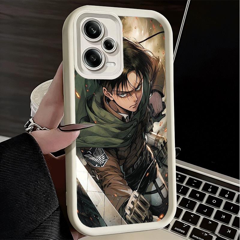 Phone Case for Xiaomi Redmi Note 15 14 13 Pro Plus A-Attack On T-Titan Levi Shell 12S 11 11S 11T 5G 14S Soft Silicone Funda