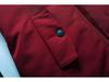 Korean Style Black Zippered Mid-Length Linen Coat