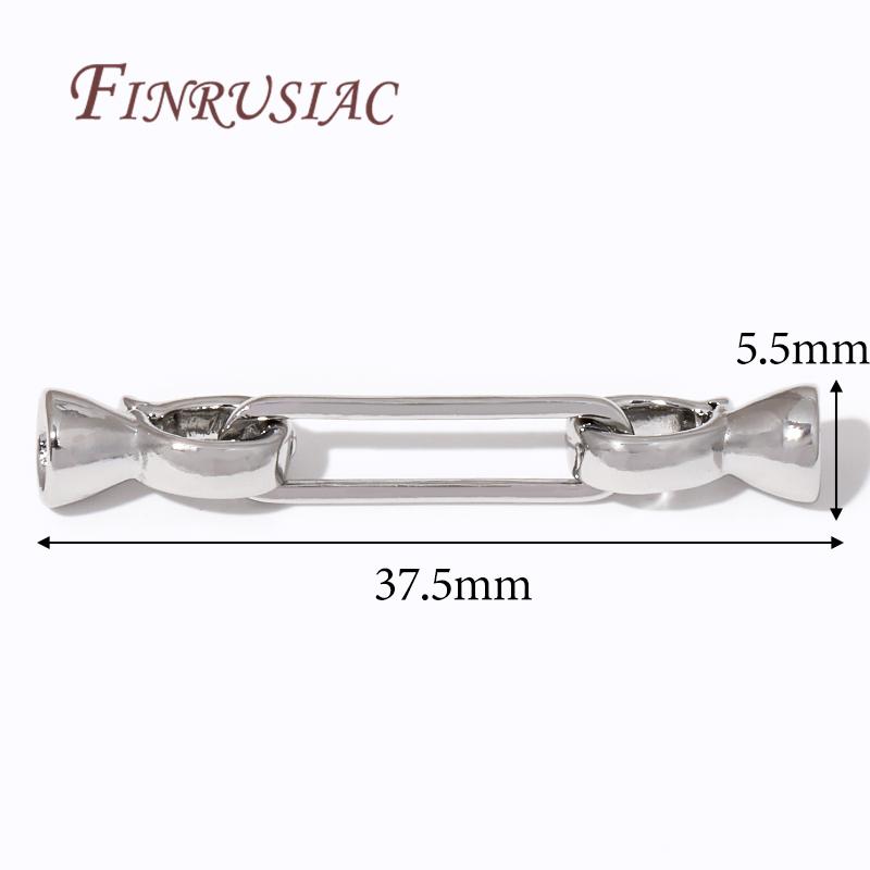 18K Gold Plated Connector Clasps Accessories For Bracelets,Brass Metal Locks For Jewelry,Fasteners Clasp,DIY Necklace Findings