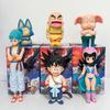 Toys Model 1-6pcs Dragon Ball Z Figures with Box Goku Chi-Chi Bulma Krillin PVC Anime ornament Collectible for Anime Fans Gift