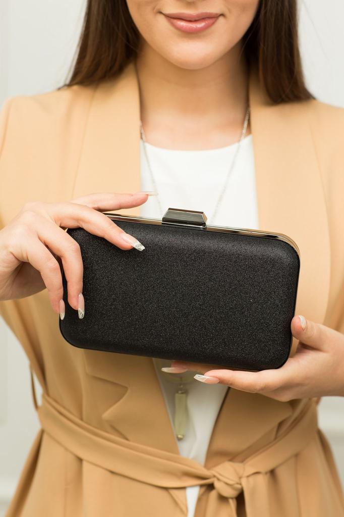 Women's Stylish and Useful Evening Dress Bag Women's Black Caseed Evening Dress Bag