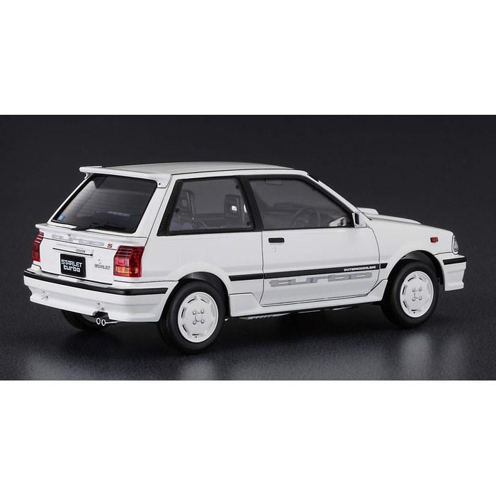 Hasegawa 1/24 Historic Car Series Toyota Starlet EP71 Turbo S (3-Door) Late Model Plastic Model HC32, 157mm Length
