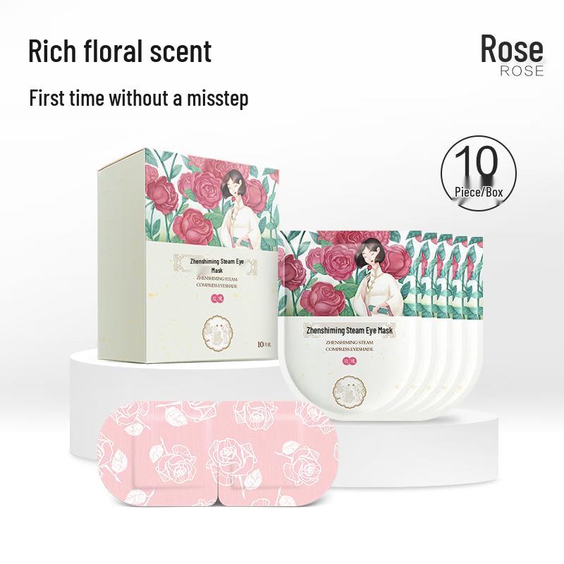 Zhenshiming Dampf-Rosen Erwärmende Augenmaske, 10 Stück