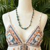 Bohemia Beaded Necklaces Ethnic Style Sweater Chain Fashion Jewelry Ceramic Chain  For Women