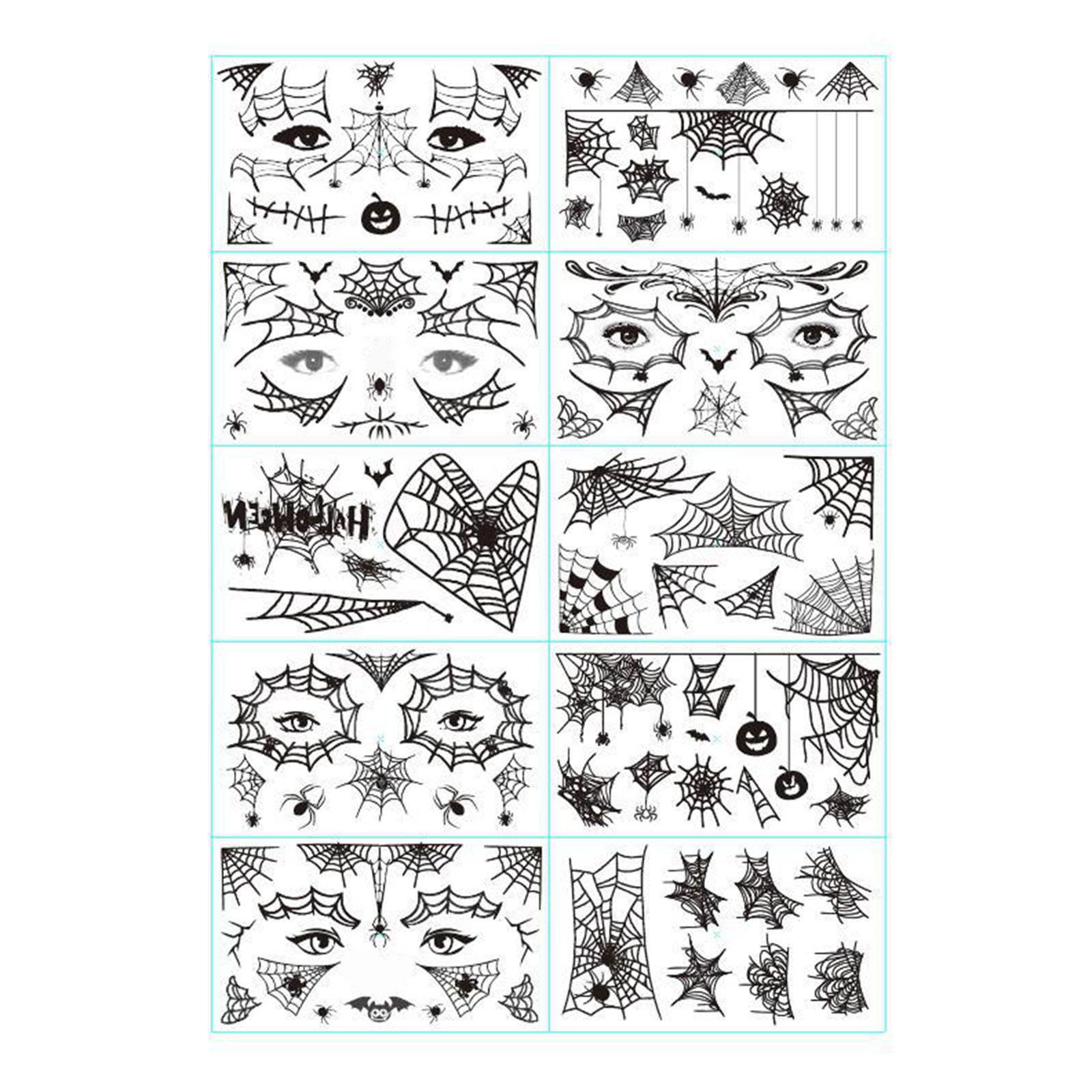 

Наклейки на кожу Хэллоуина, наклейки на кожу ран, имитация кожи, шрам, нож, имитация водонепроницаемой наклейки на кожу, 10 шт.