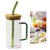 Drinking Clear Glasses Birthday Gifts for Iced Cold Beverages Green