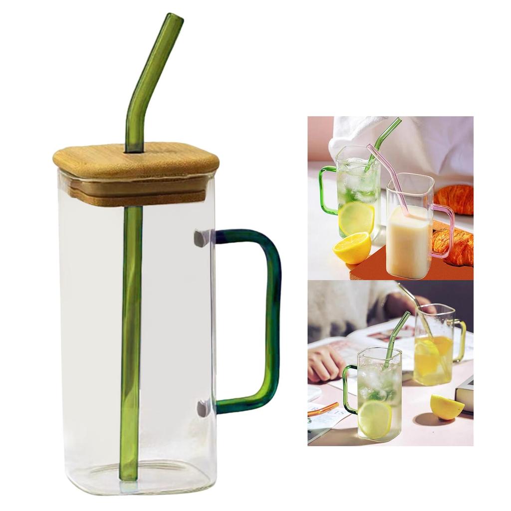Drinking Clear Glasses Birthday Gifts for Iced Cold Beverages Green