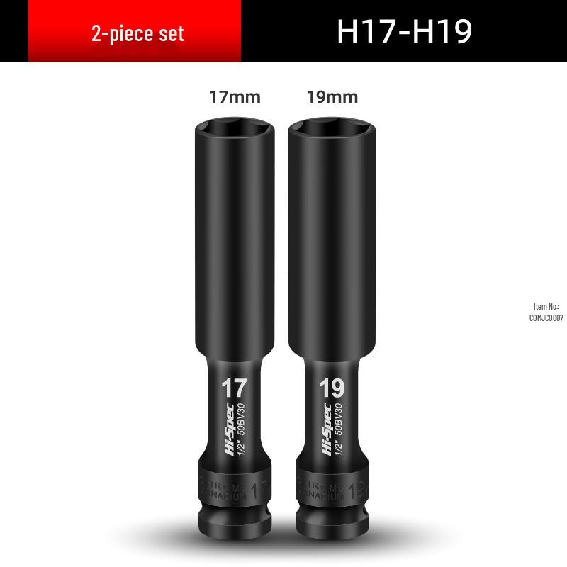Extended Thin-Walled Hex Deep Impact Socket 8mm for Electric Wrench