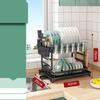 ZISIZ Double Layer Kitchen Dish Drying Rack