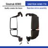 Compatible with Sinotruk Howo T7H Rearview and Reverse Mirror Assembly, Electric Defrosting Reflective Mirror Car.
