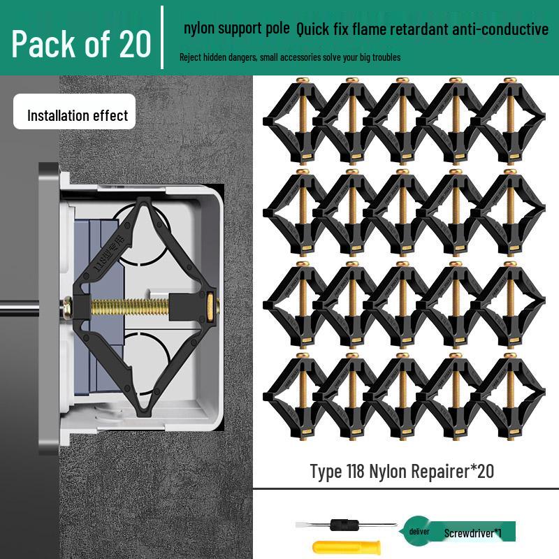 Universal Type 86 Concealed Wiring Box with Diamond Base