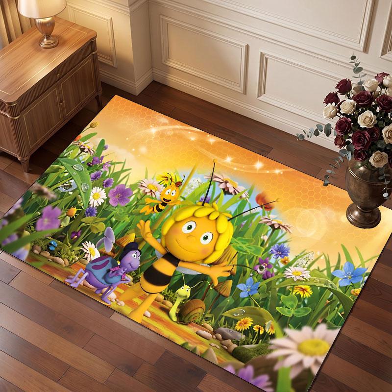 Die Biene Maja Rug Soft Thick Non Slip Floor Carpet for Bedroom Living Room Home Decor