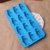 12 Grid Penguin Shape Ice Mold Silicone Household DIY Ice Cube Pastry Chocolate Baking Mould Kitchen Bakeware Decoration