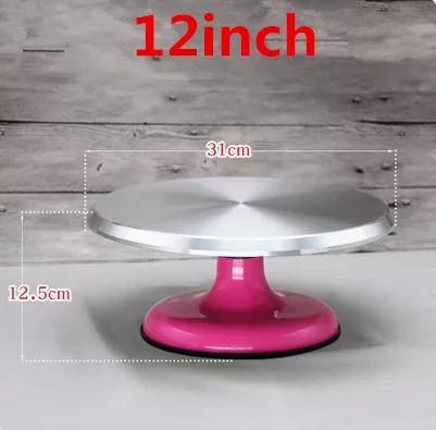 Cake Stand Baking Tool 10 12 14 Inch Mounted Cream Cake Table Turntable Rotating Table Stand Base Turn Around Decorating Table