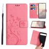 Applicable to Google Pixel 10A mobile phone leather case Samsung S23FE butterfly embossed card wallet case