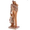 Resin Love Family Couple Showpiece for Home Decor Showpiece & Perfect for Home Shelves Decor Showpiece Golden, 15L x 10W x 19H Centimeters