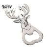 Deer Head Bottle Opener Opener, Creative Beer with Puns "One Outdoor Camping You" Meaning, Zinc Alloy Wedding Favor Gift for Groomsmen 3D
