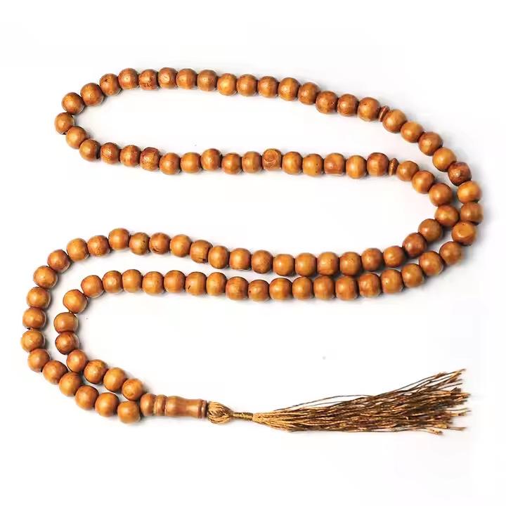 Islamic 8mm 33 Bead Hand-Held Prayer Tasbih Beads - Muslim Hui Worship Jewelry.