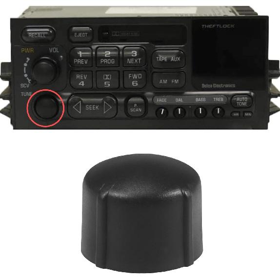for GM Original Equipment Radio Speaker Control Knobs (Pack of 4) Approx 14 x 18mm(0.55x 0.