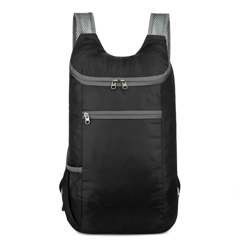 Outdoor Folding Bag, Multi-functional, Large Capacity, Portable Oxford Cloth Backpack for Cycling, Sports, and Travel, Ultra-lightweight.