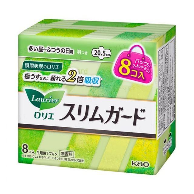 Kao - Laurier Speed Slim Guard Wing Feminine Pads 20.5cm 8 pcs