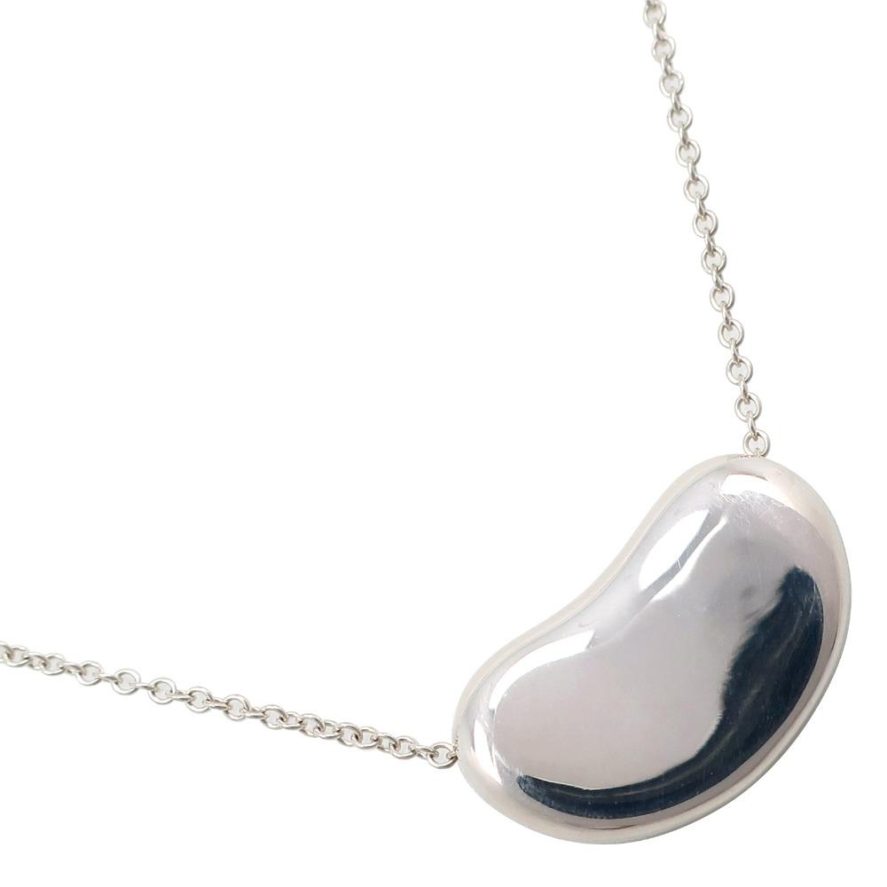 

TIFFANY&Co. Bean Necklace Elsa Peretti Silver925 6.6g Women Used