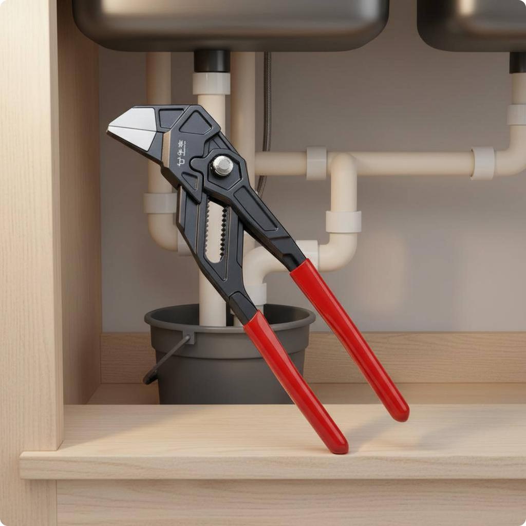 Quick Adjust Pliers High Hardness Channel Joint Pliers Hand Tool Long-Lasting for Plumbing