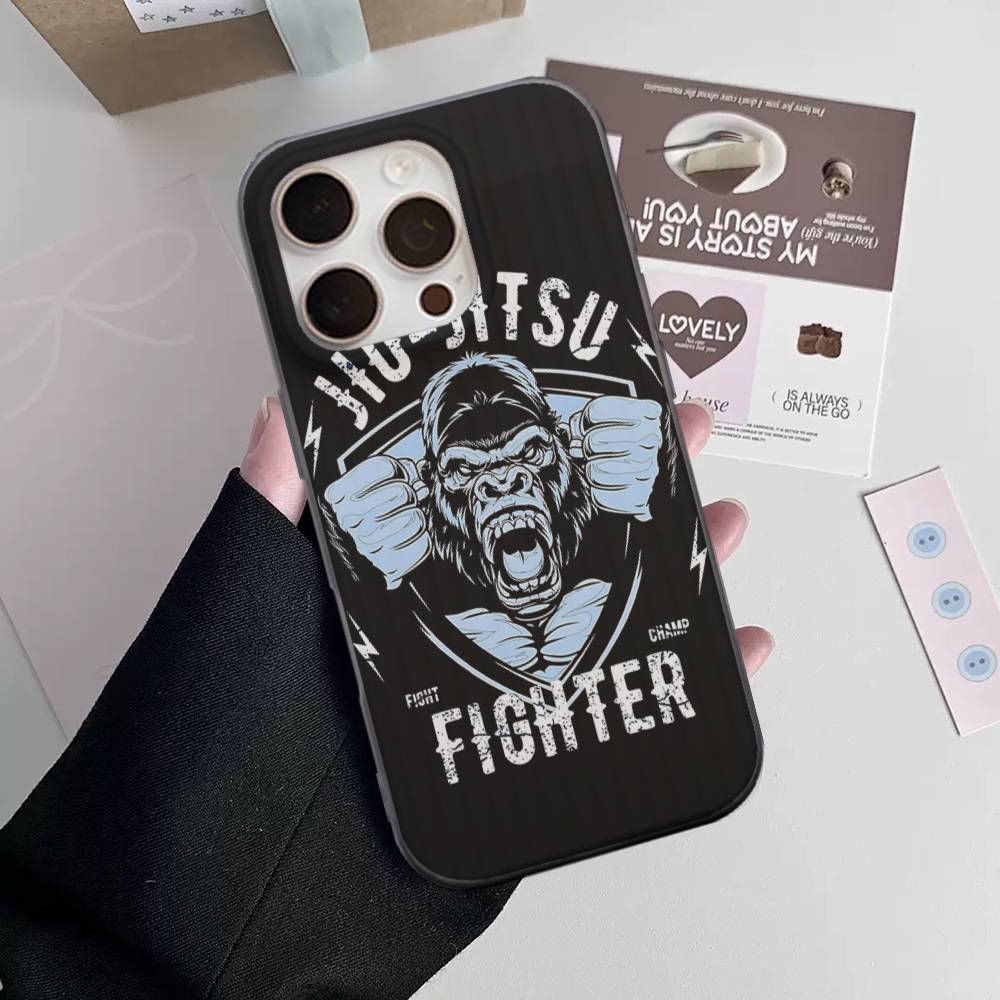

BJJ Brazilian Jitsu For iPhone 17 16 15 14 13 12 11 Pro Max Plus Pro Clear Phone Cover Non-Slip Shell iPhone 13