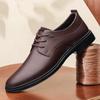 Genuine Leather Casual Shoes New Trend Men's Oxford Shoes Outdoor Non-Slip Man Formal Dress Footwear Leisure Walk Business Flats