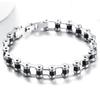 Top Quality Stainless Steel Biker Bracelet  Men's Motorcycle Chain Punk Rock Male Bracelet Biker Bicycle Bracelets for Men