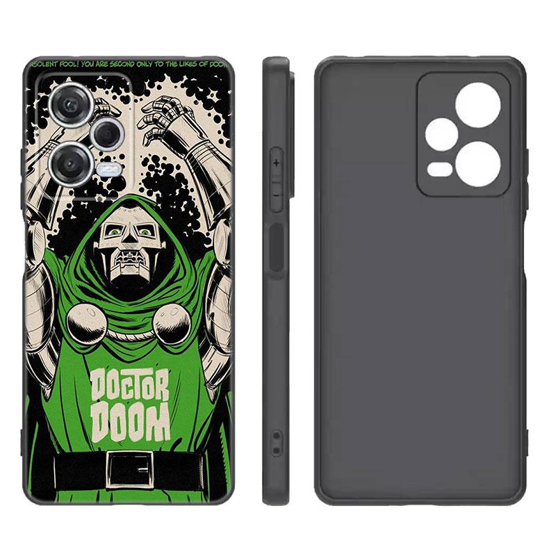 

MF DOOM черный силиконовый чехол для телефона Xiaomi Redmi Note 9 10 11 11S 11T 12 13 Pro 5G Plus 9S 10S 12S Redmi Note 10 Pro