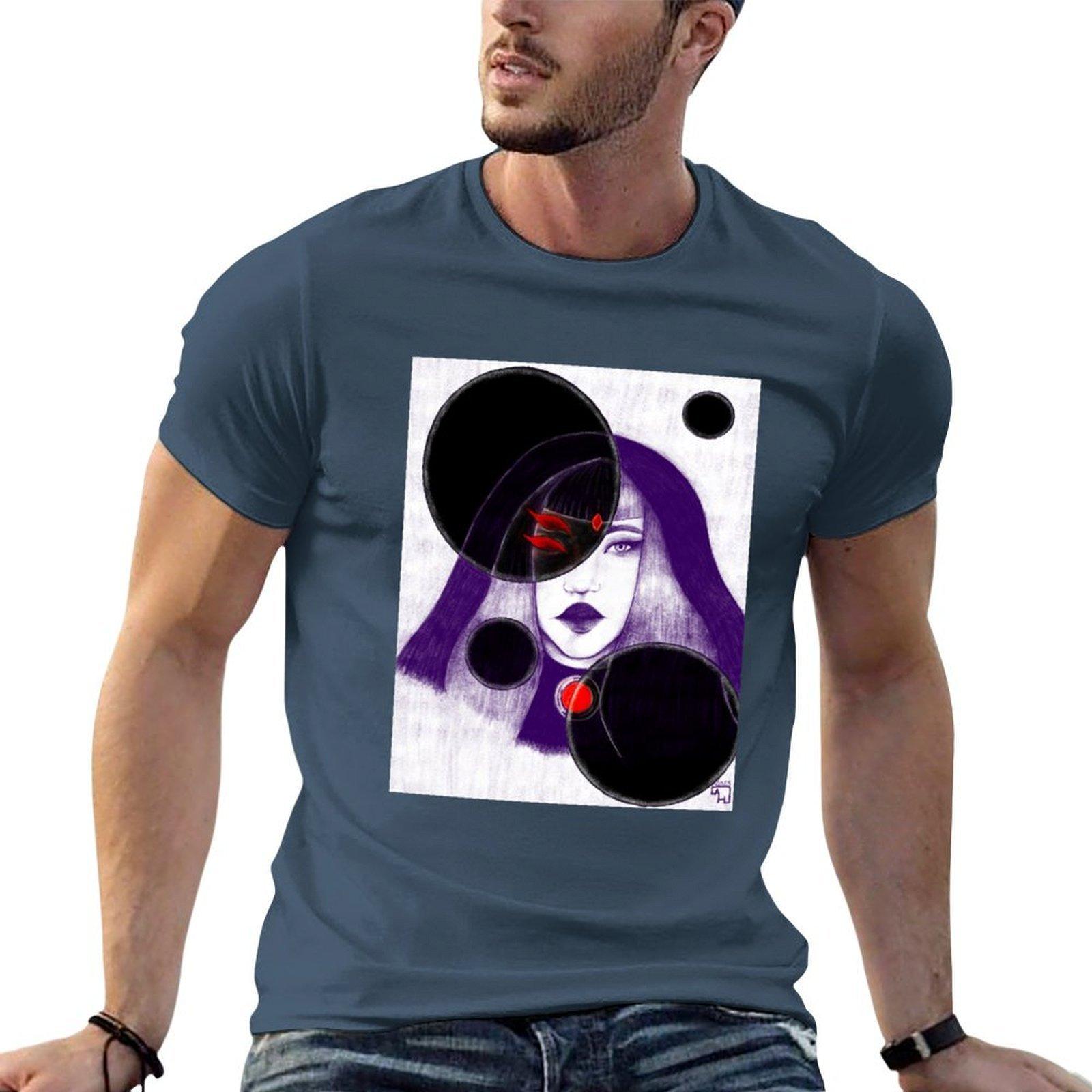 Raven TShirt t shirts for man graphic funny man t shirts for men casual TShirt S